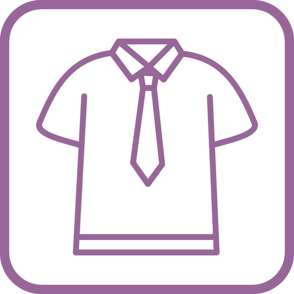 Shirt and Tie Vector Icon