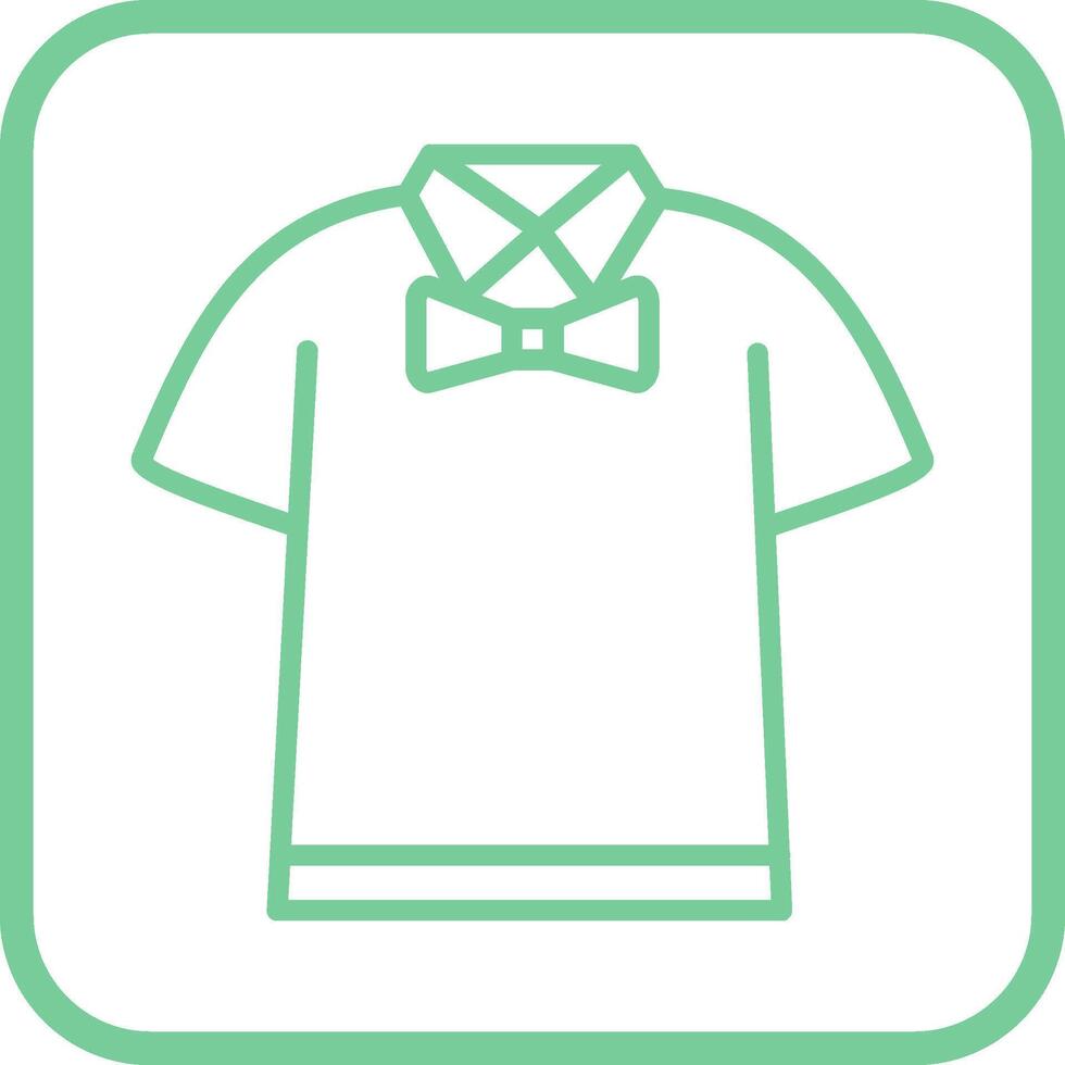 Shirt with Bow Vector Icon