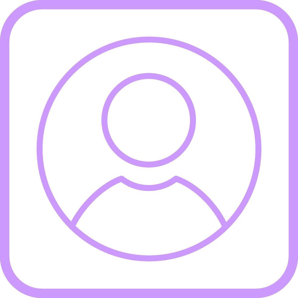 Male Profile Vector Icon