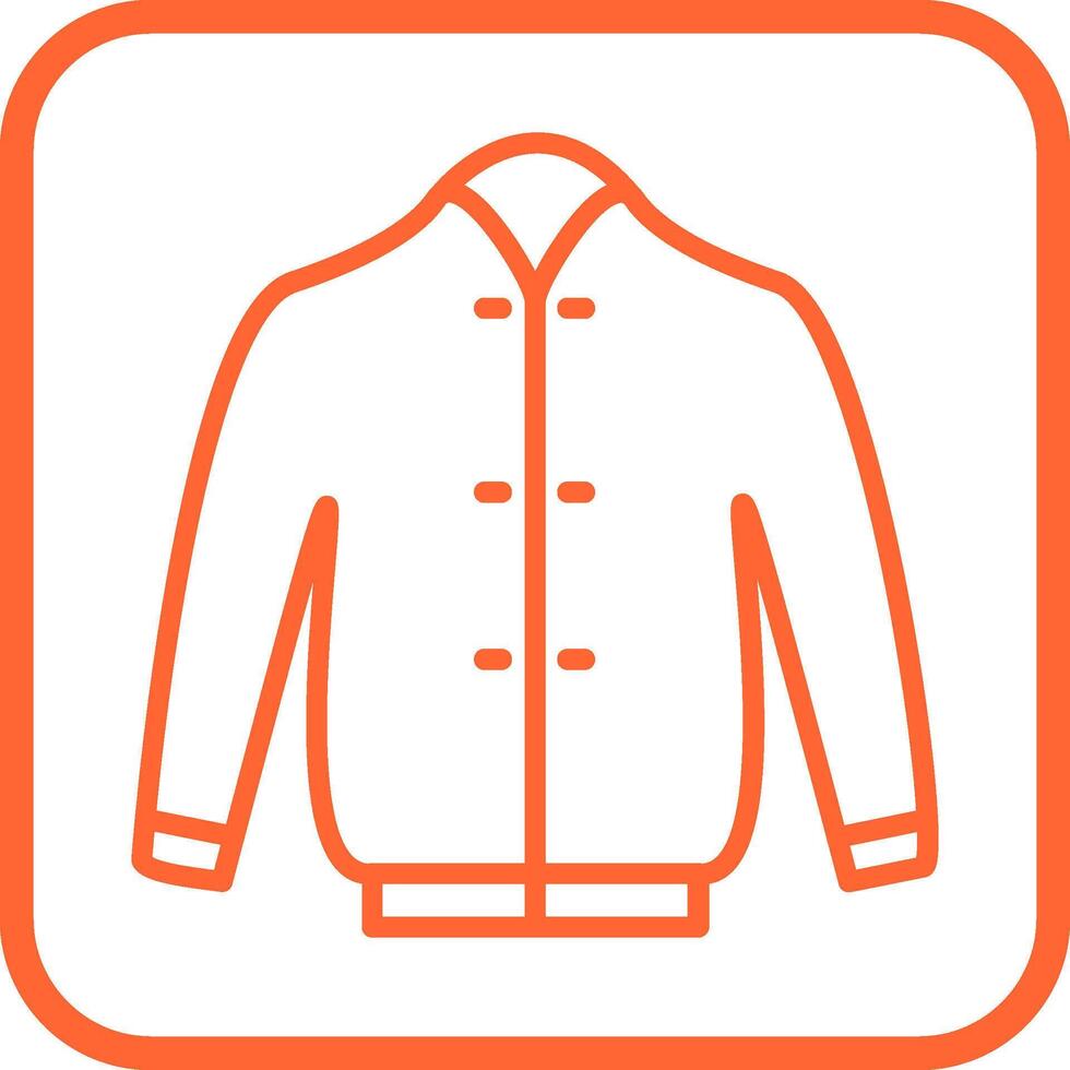 Stylish Jacket Vector Icon