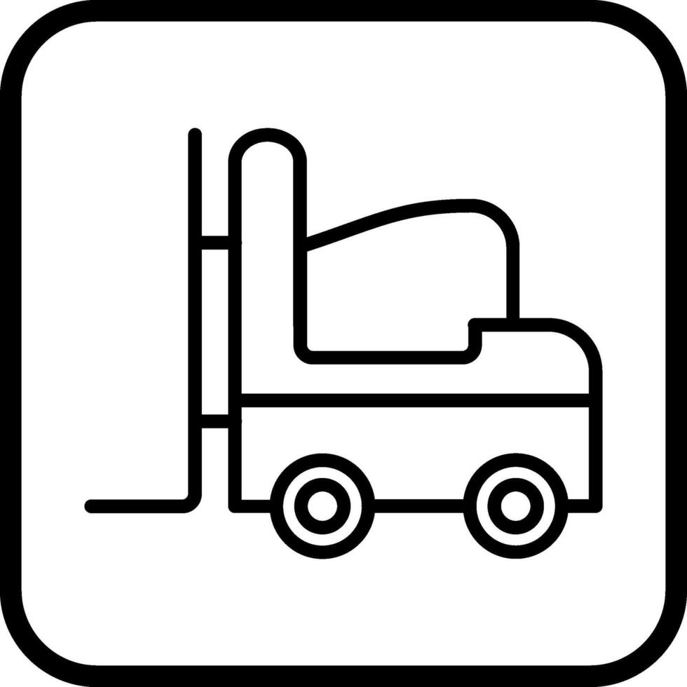Forklift Vector Icon