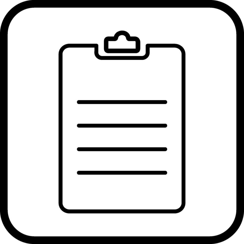 Clipboard Vector Icon