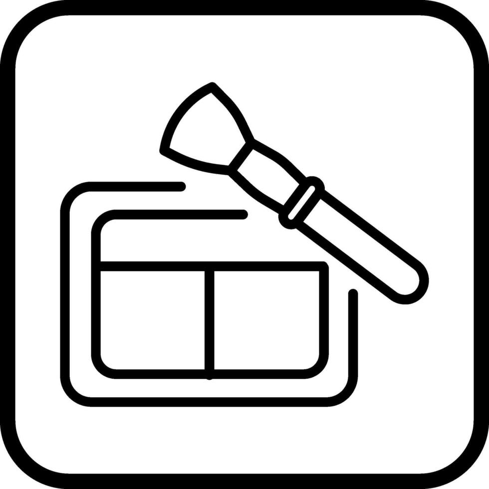 Blushon Brush Vector Icon