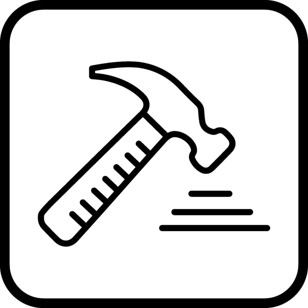 Hammer Tool Vector Icon