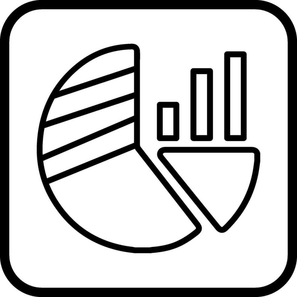 Pie chart Vector Icon