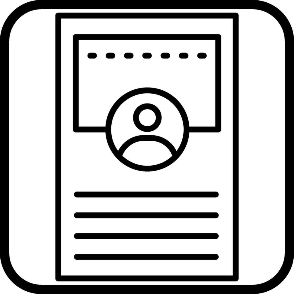 Profile Vector Icon