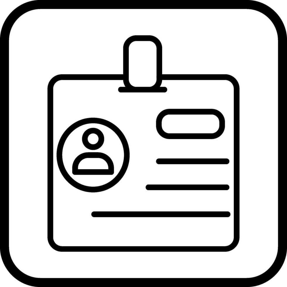 Identification Vector Icon