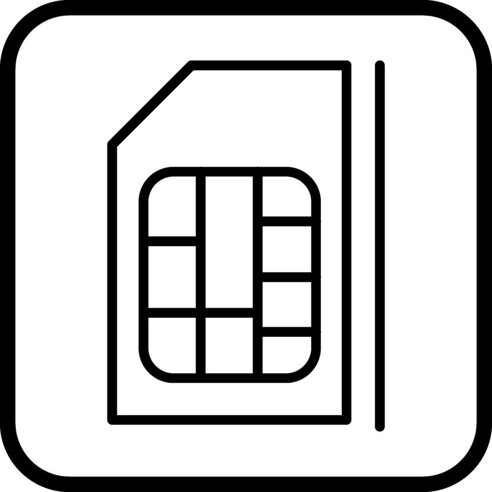 SIM Card Vector Icon