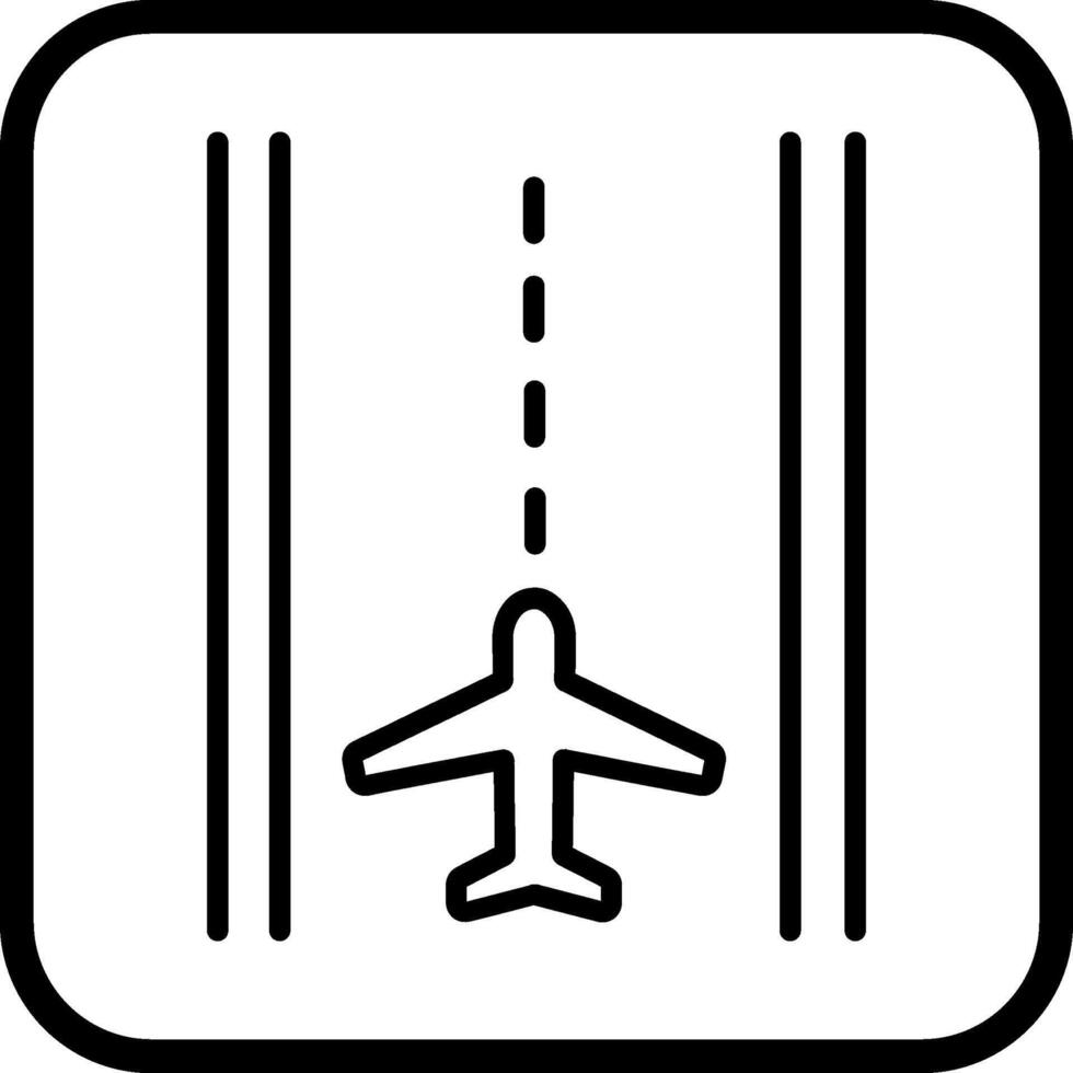 Runway Vector Icon