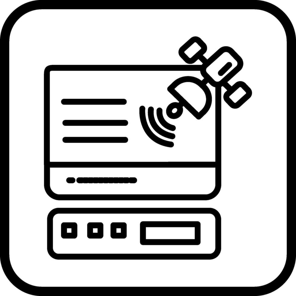 Satellite Vector Icon