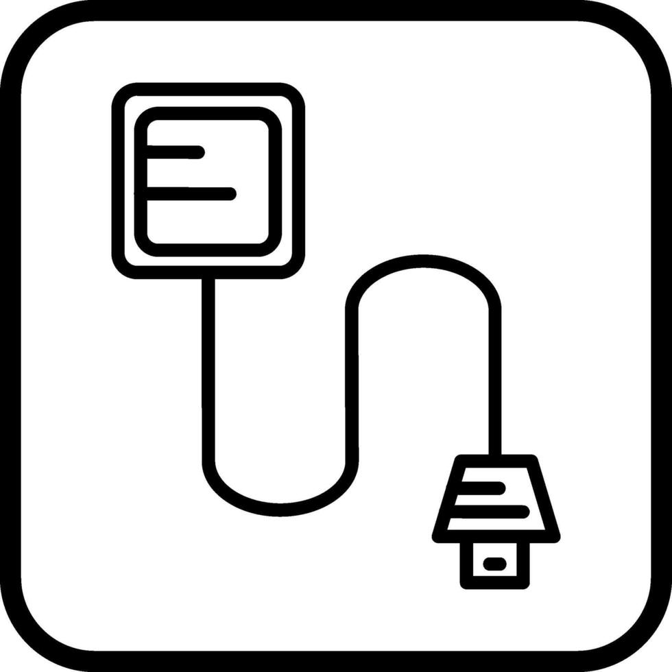 icono de vector de cable