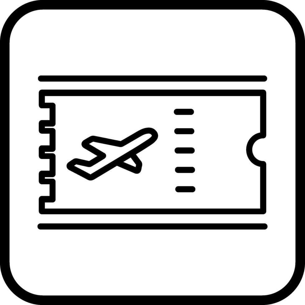 Plane Tickets Vector Icon