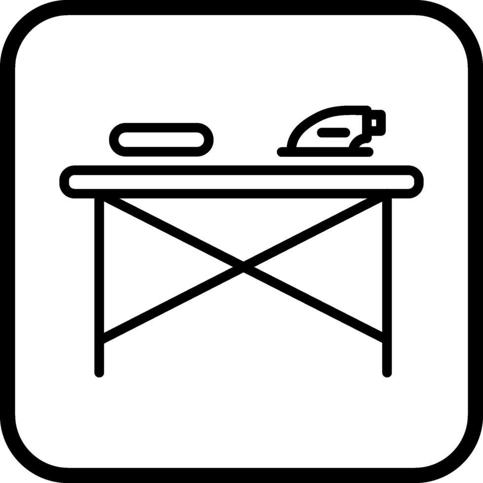 Iron Stand Vector Icon