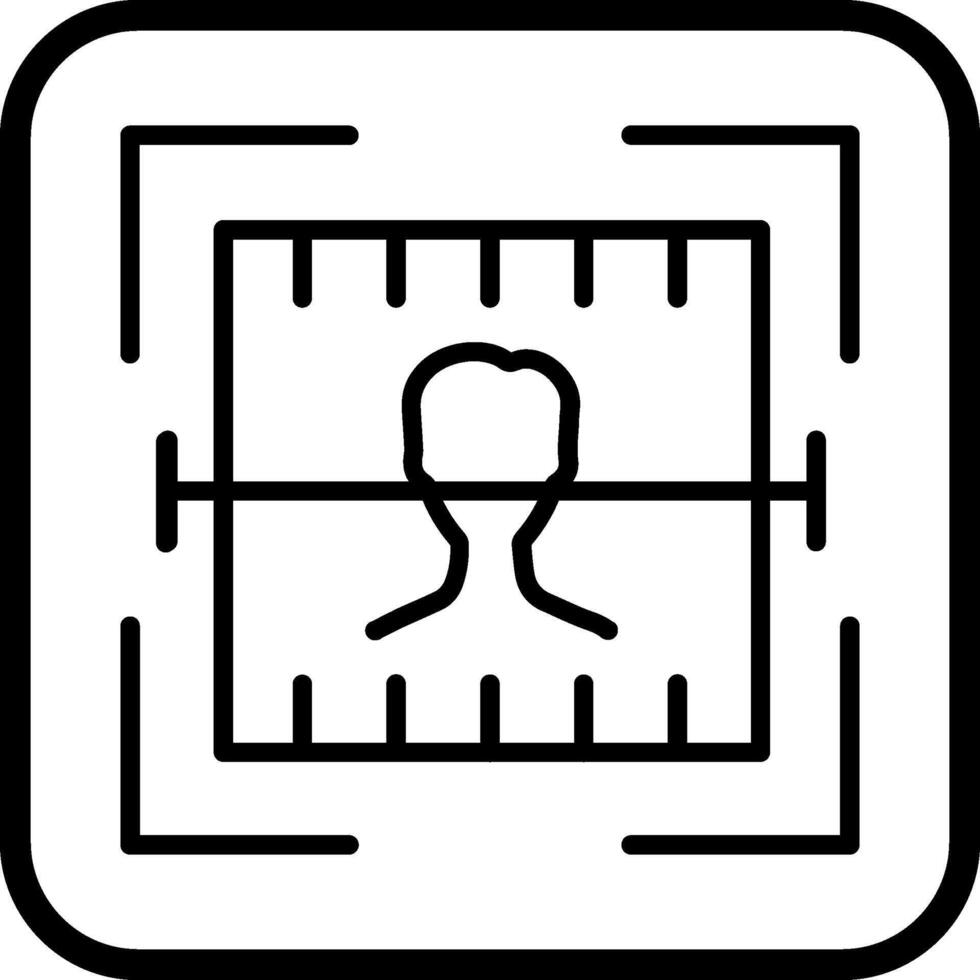 Face Scan Vector Icon