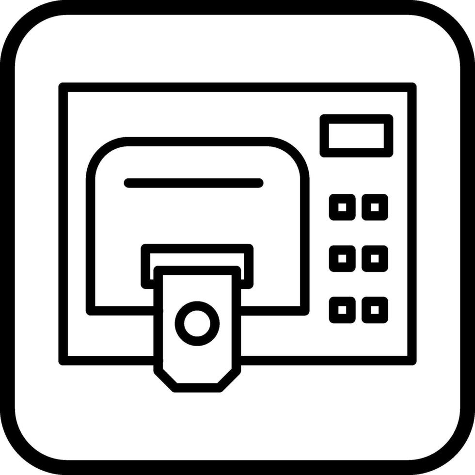 ATM Service Vector Icon