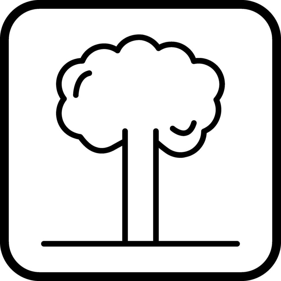 icono de vector de árbol