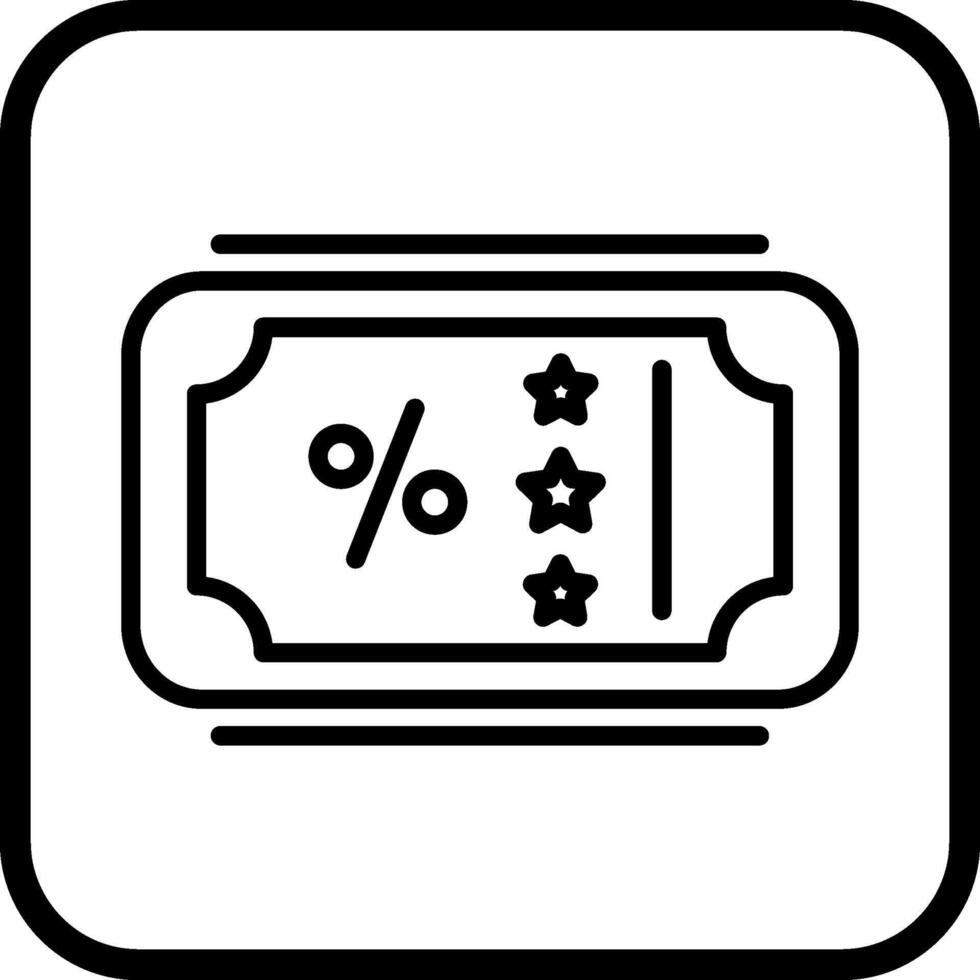 Sale Ticket Vector Icon