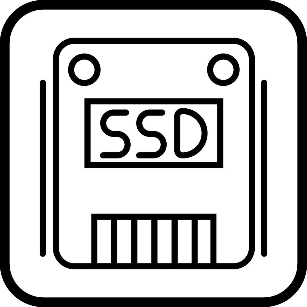 SSD Vector Icon