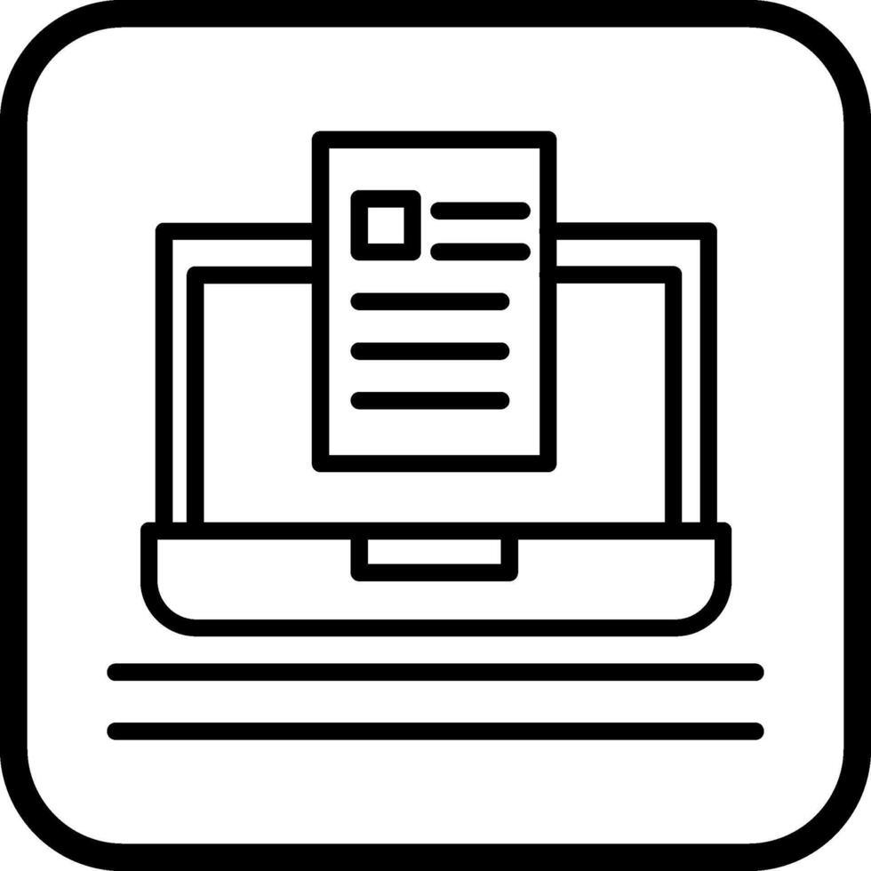 Blog Vector Icon