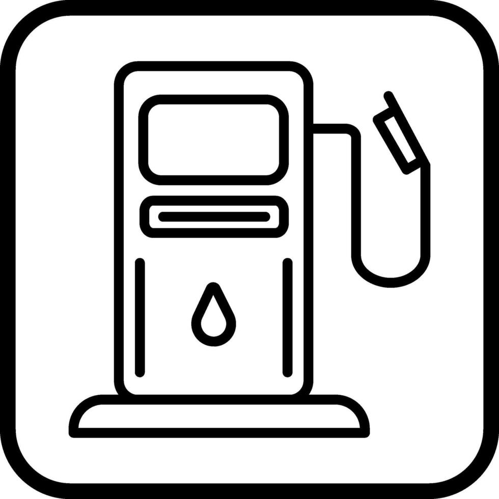 icono de vector de bomba de gasolina