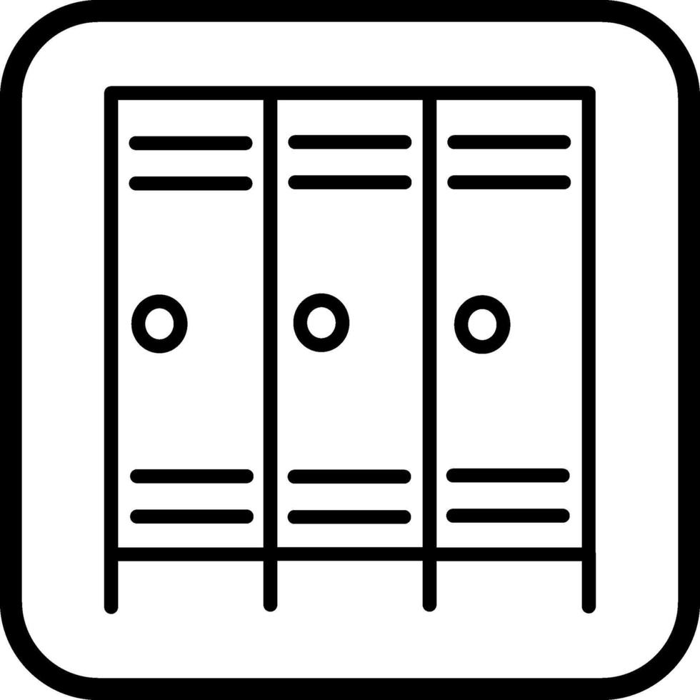 Lockers Vector Icon