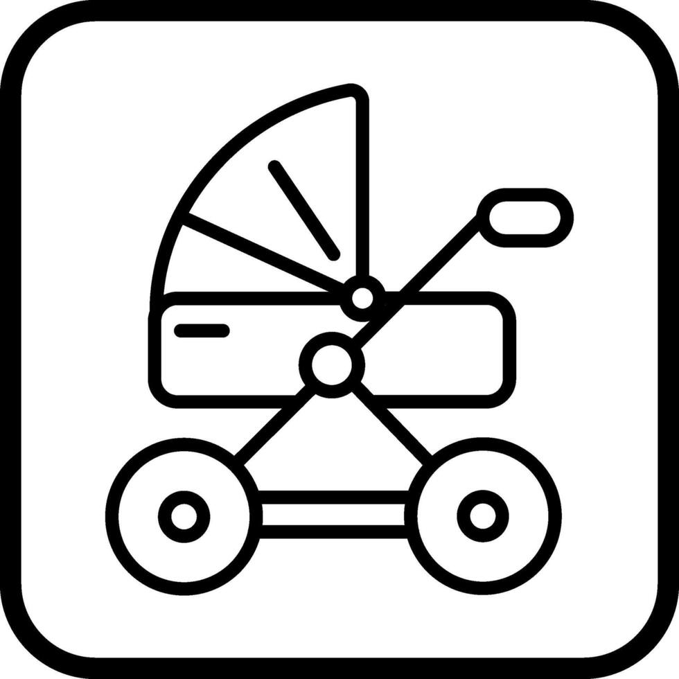 Stroller Vector Icon