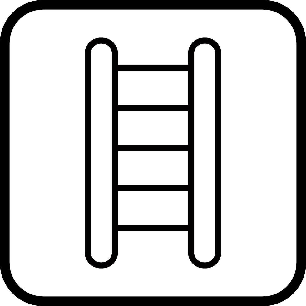 icono de vector de escalera