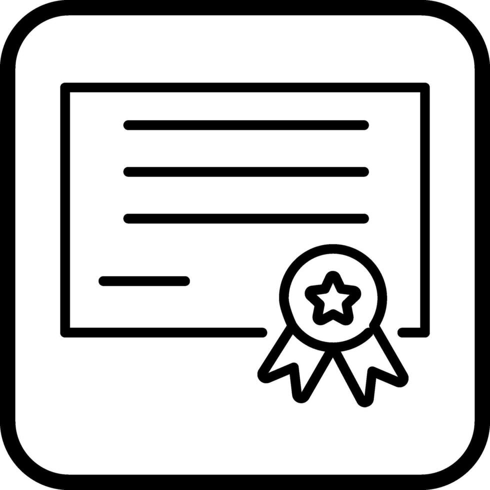 icono de vector de diploma