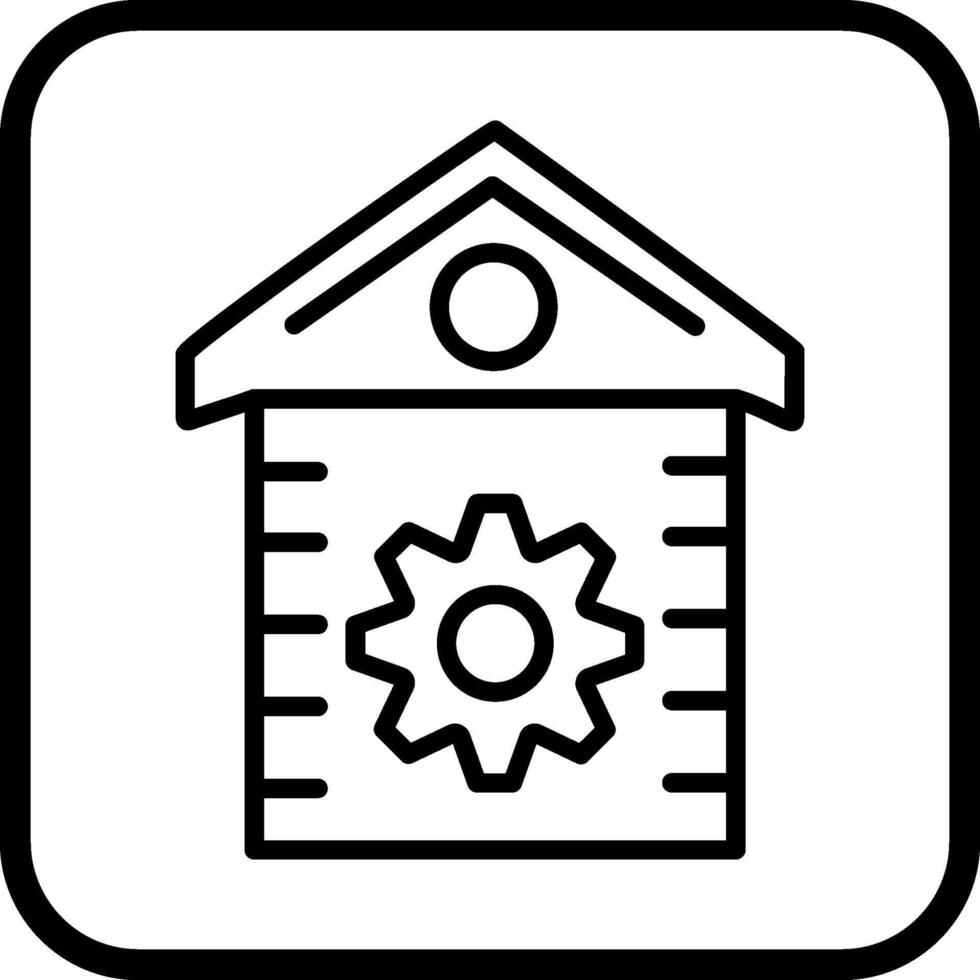 casa ajuste vector icono