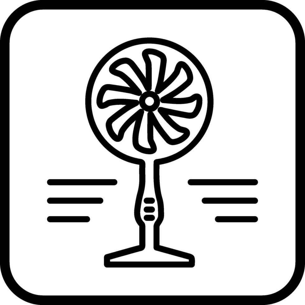 icono de vector de ventilador