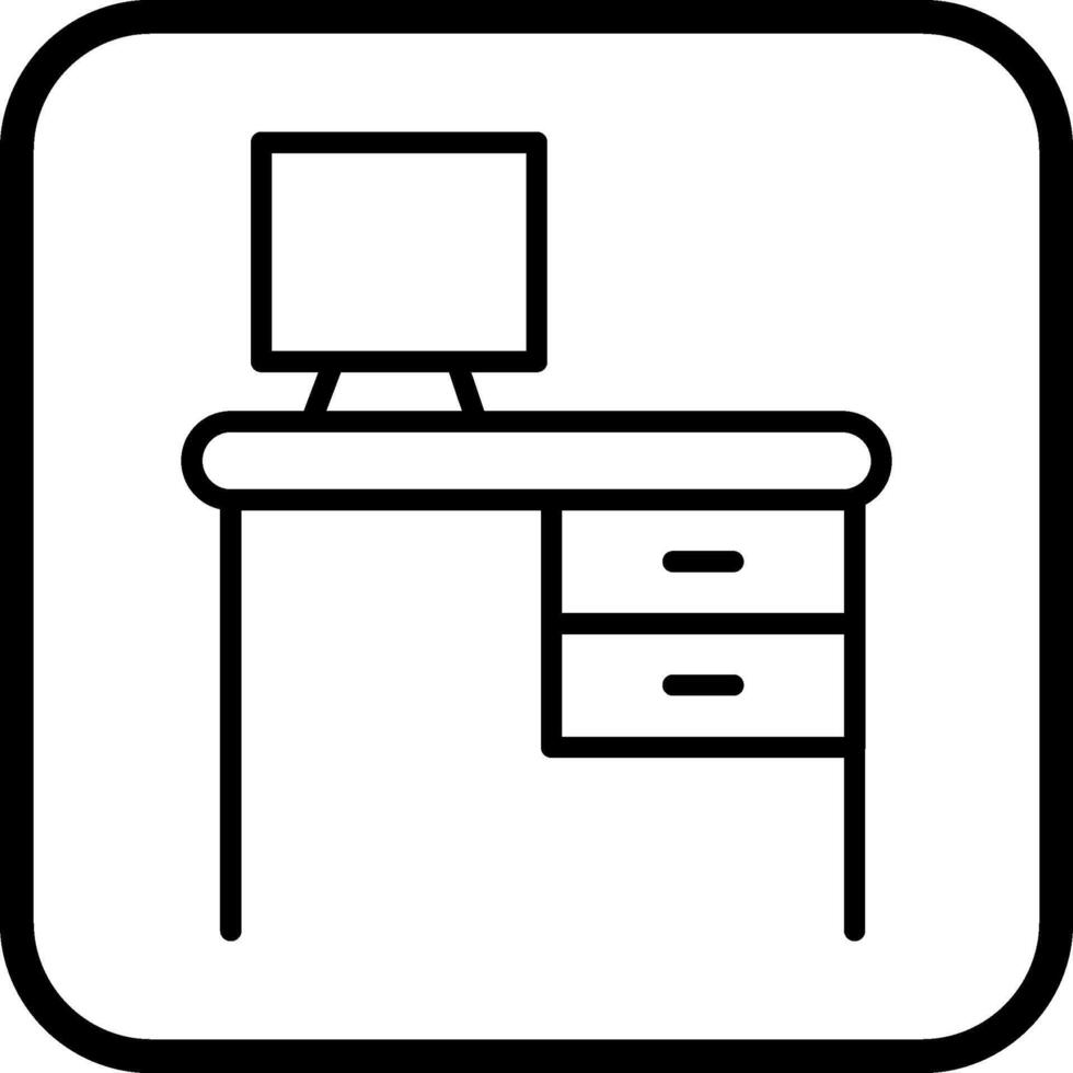 Desk Vector Icon