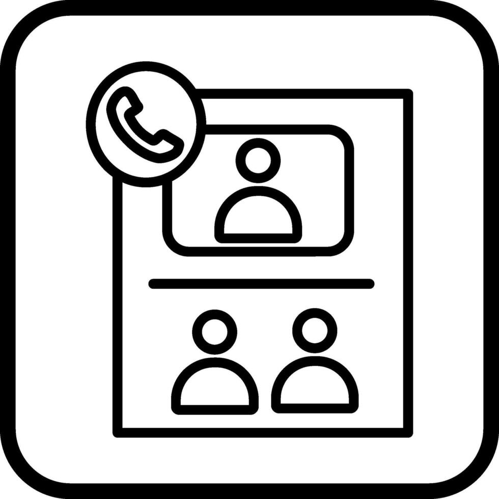 Conference Call Vector Icon