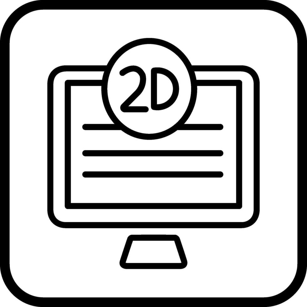 2D Quality Screen Vector Icon