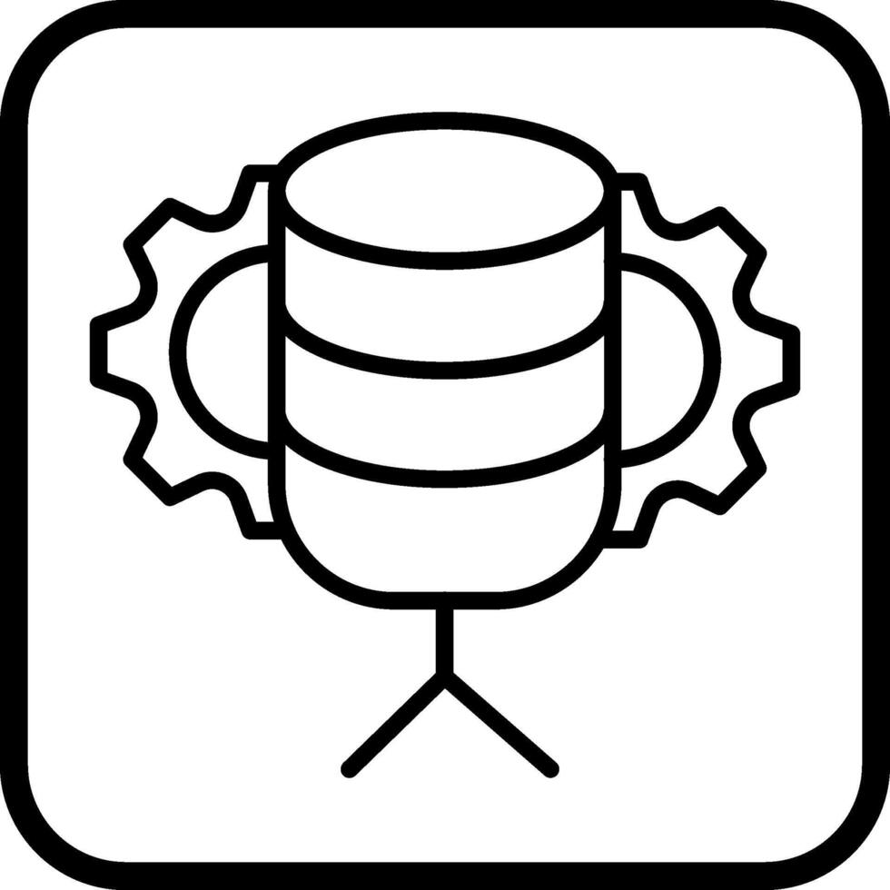 Database Management Vector Icon