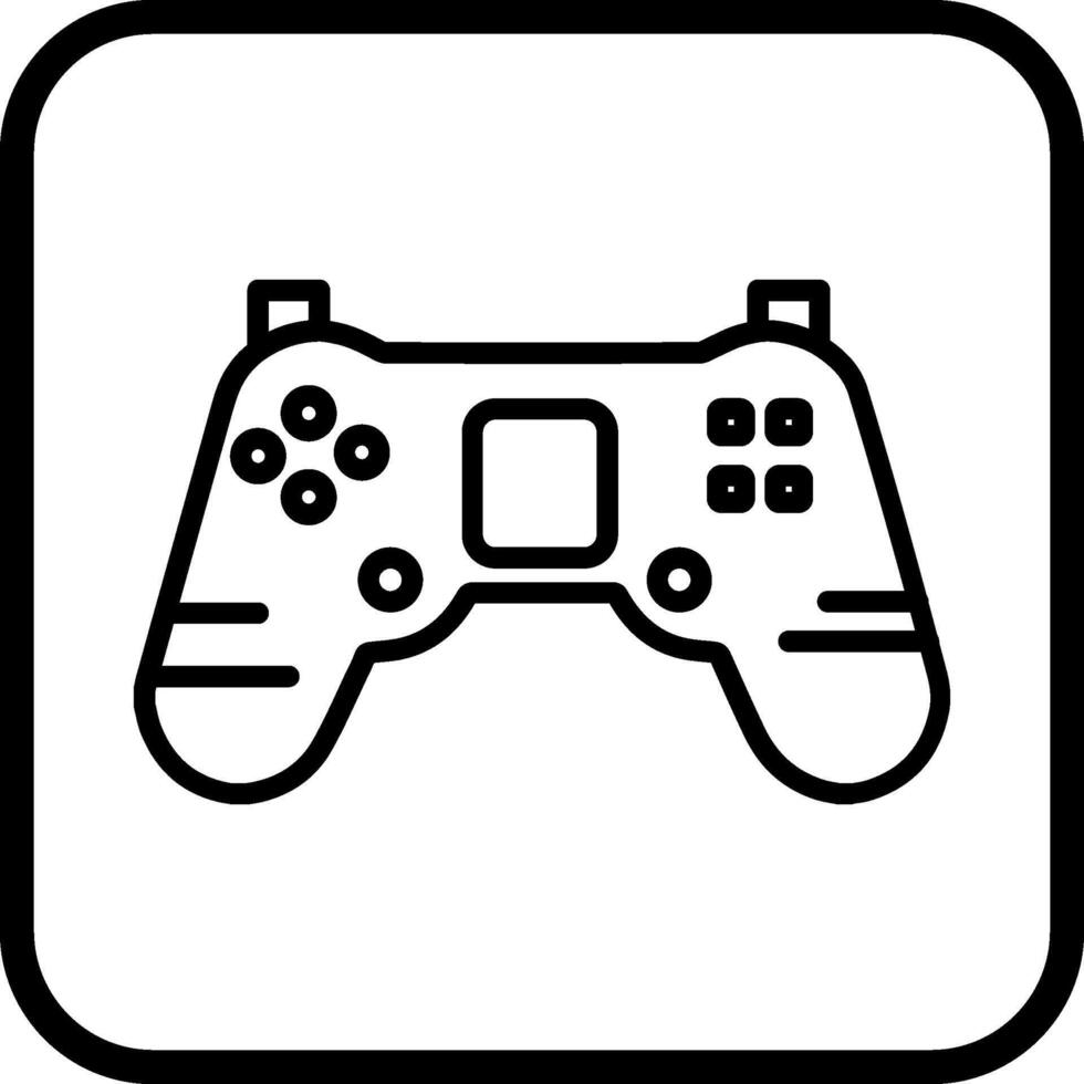 icono de vector de consola de juegos