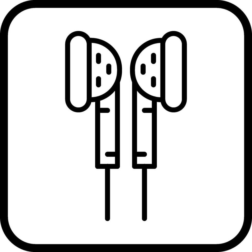 Earphones Vector Icon