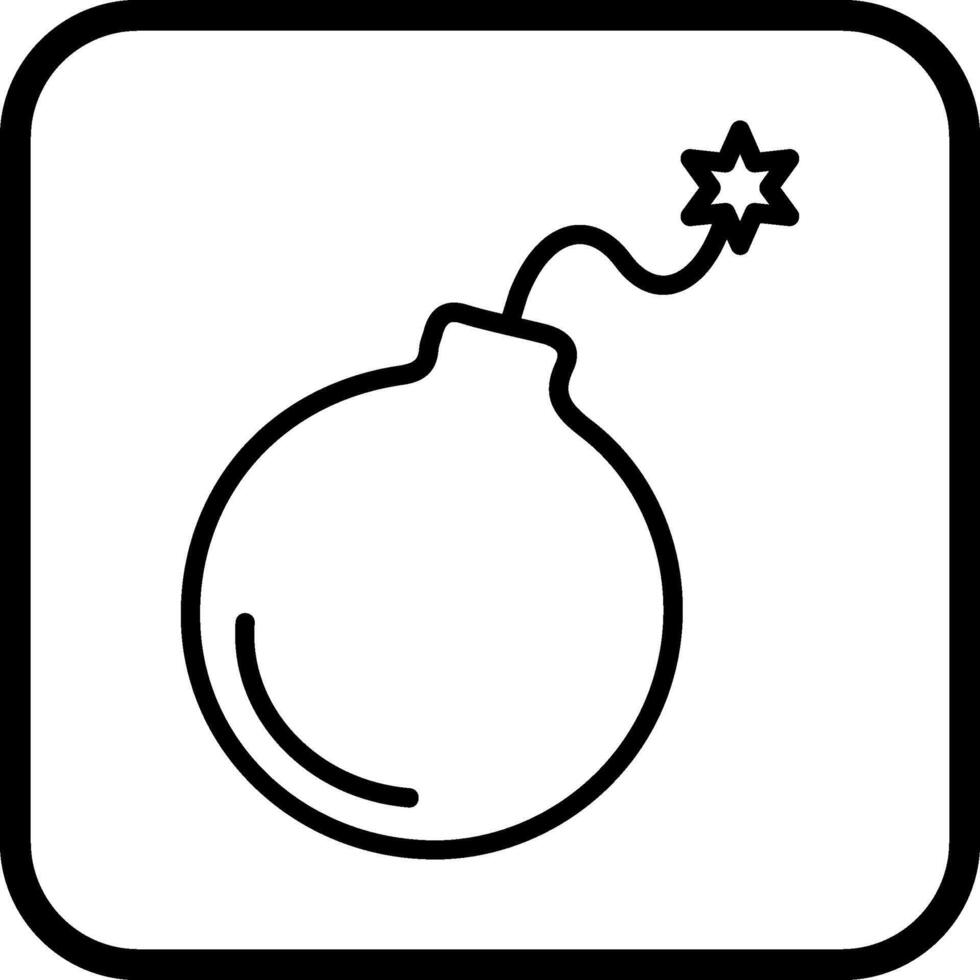 icono de vector de bomba