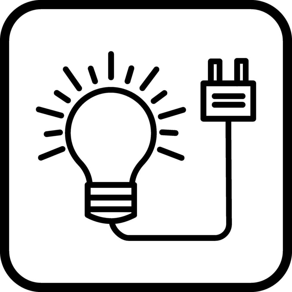 Electric Bulb Vector Icon