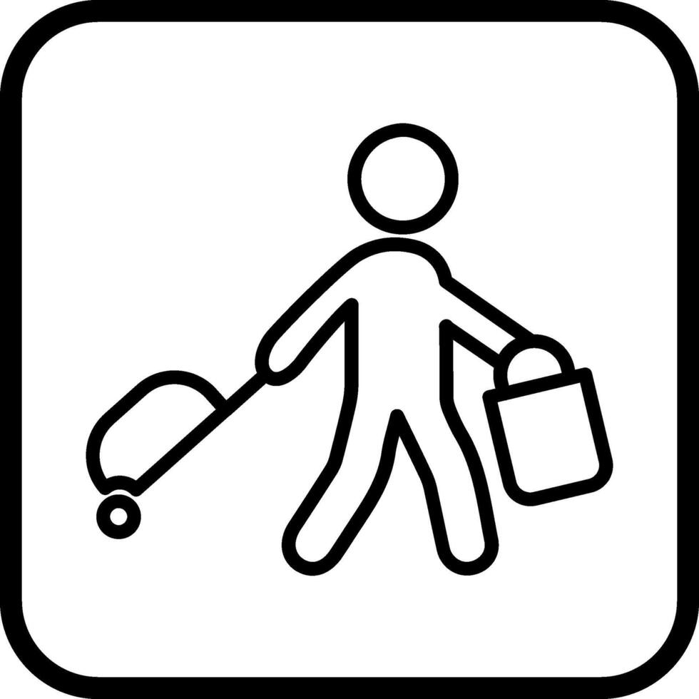 Carrying Bag Vector Icon