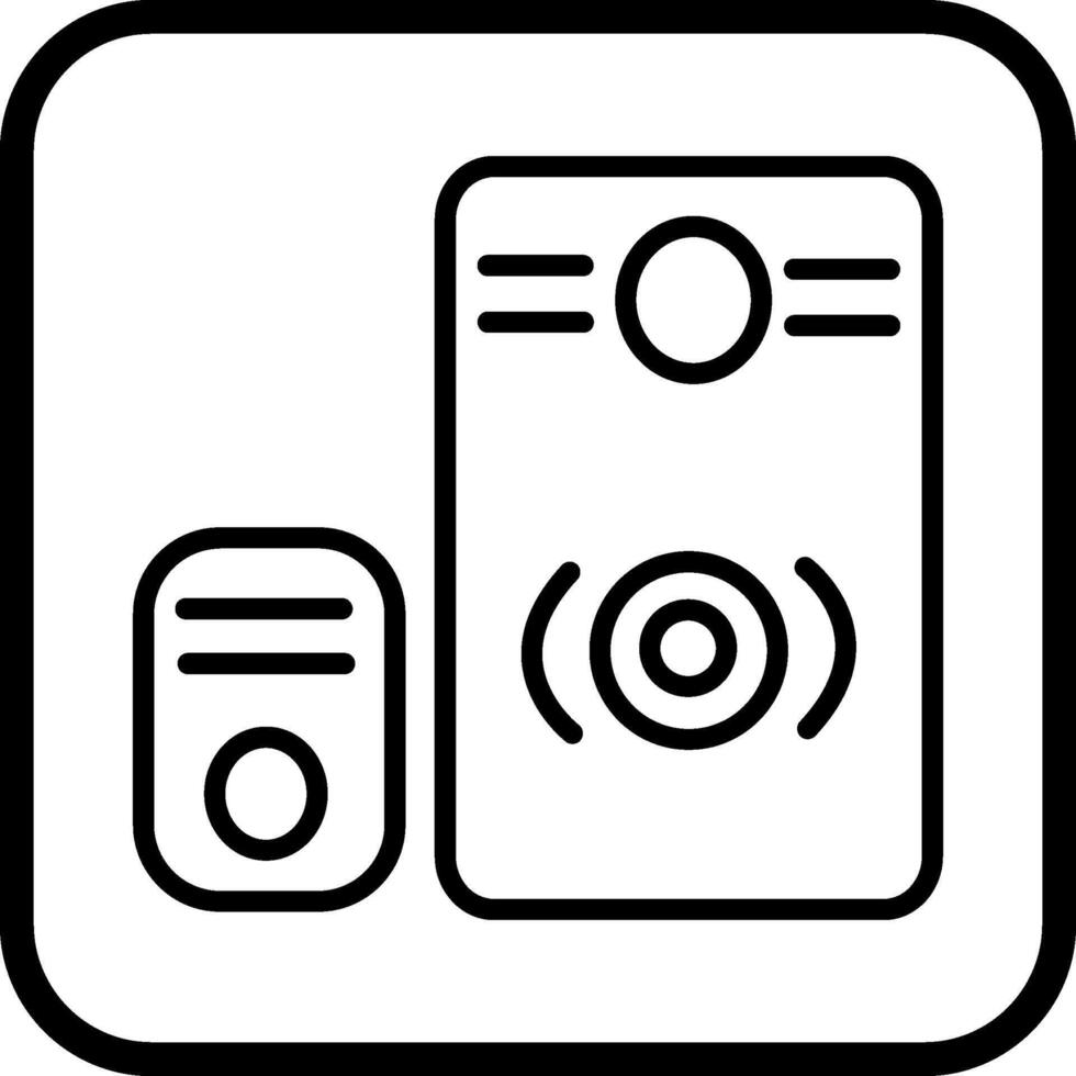 icono de vector de altavoz