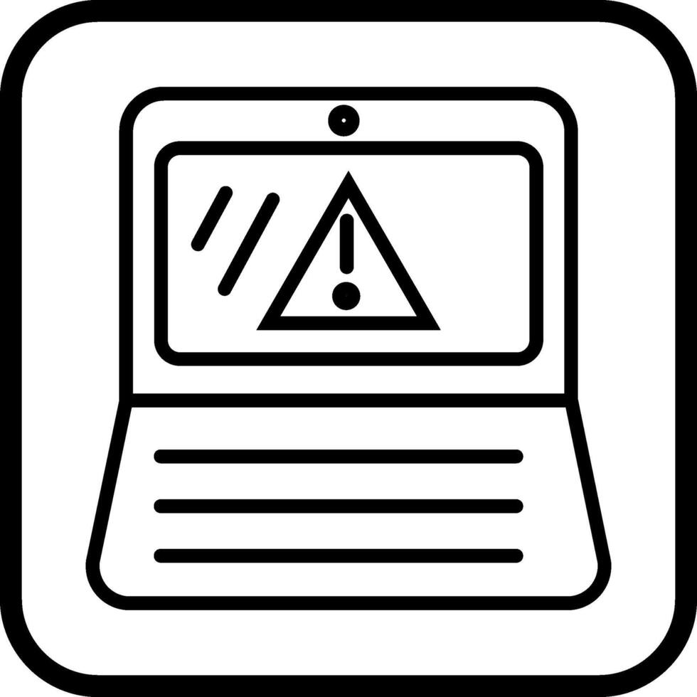 icono de vector de alerta