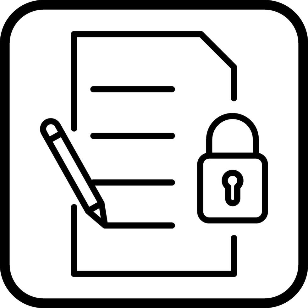 Confidentiality Vector Icon