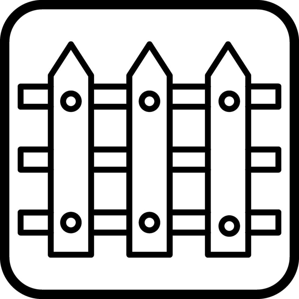 Fence Vector Icon