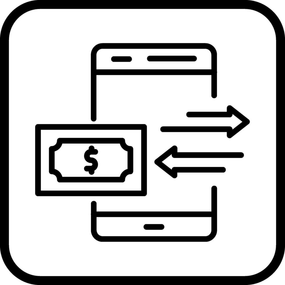 Money Transfer Vector Icon