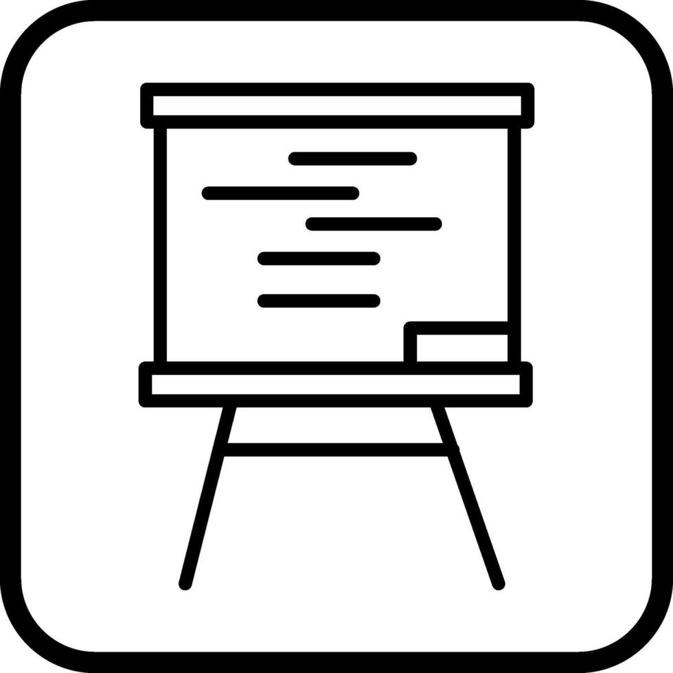 Whiteboard Vector Icon