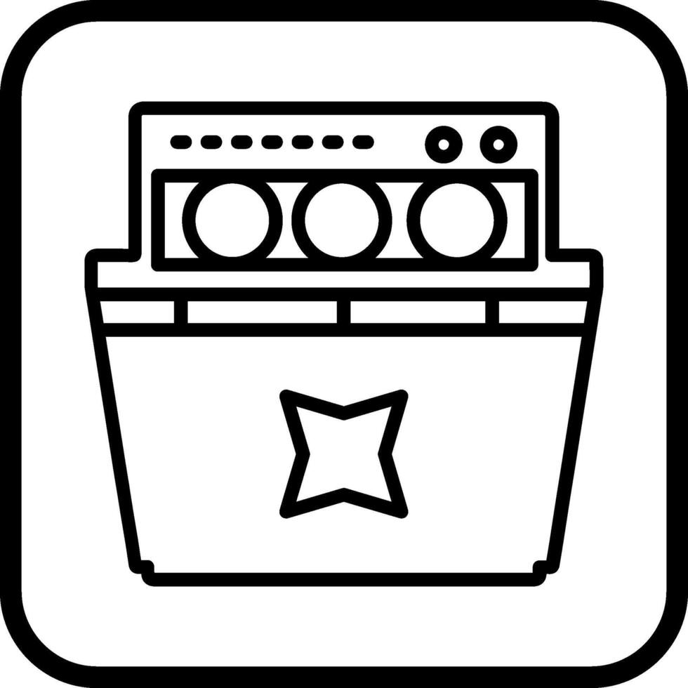 Dishwasher Vector Icon