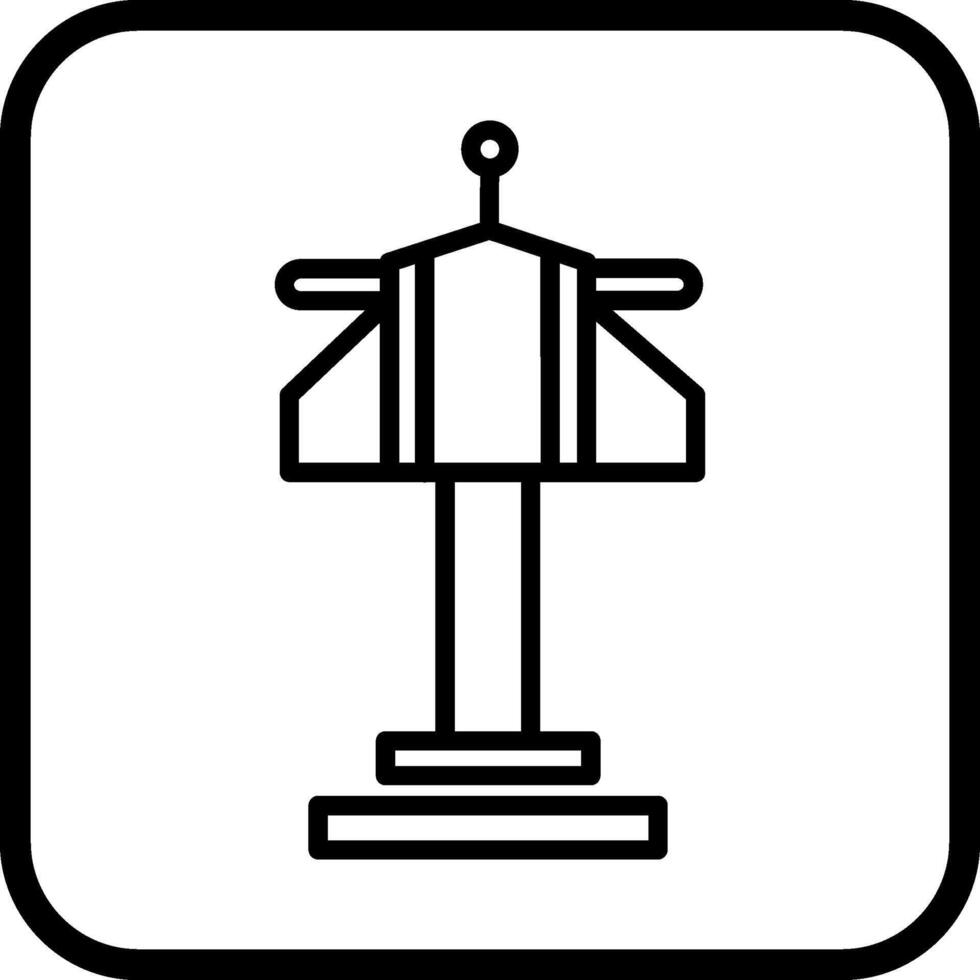 Air Control Tower Vector Icon