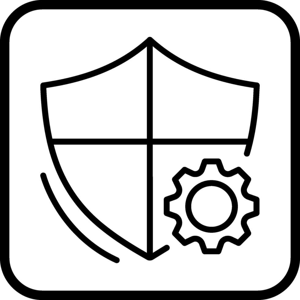 Shield Settings Vector Icon