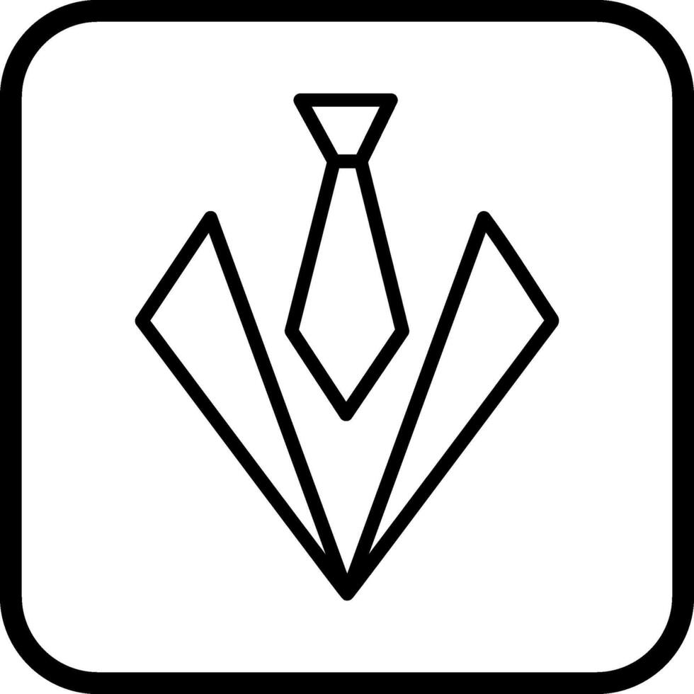 icono de vector de corbata