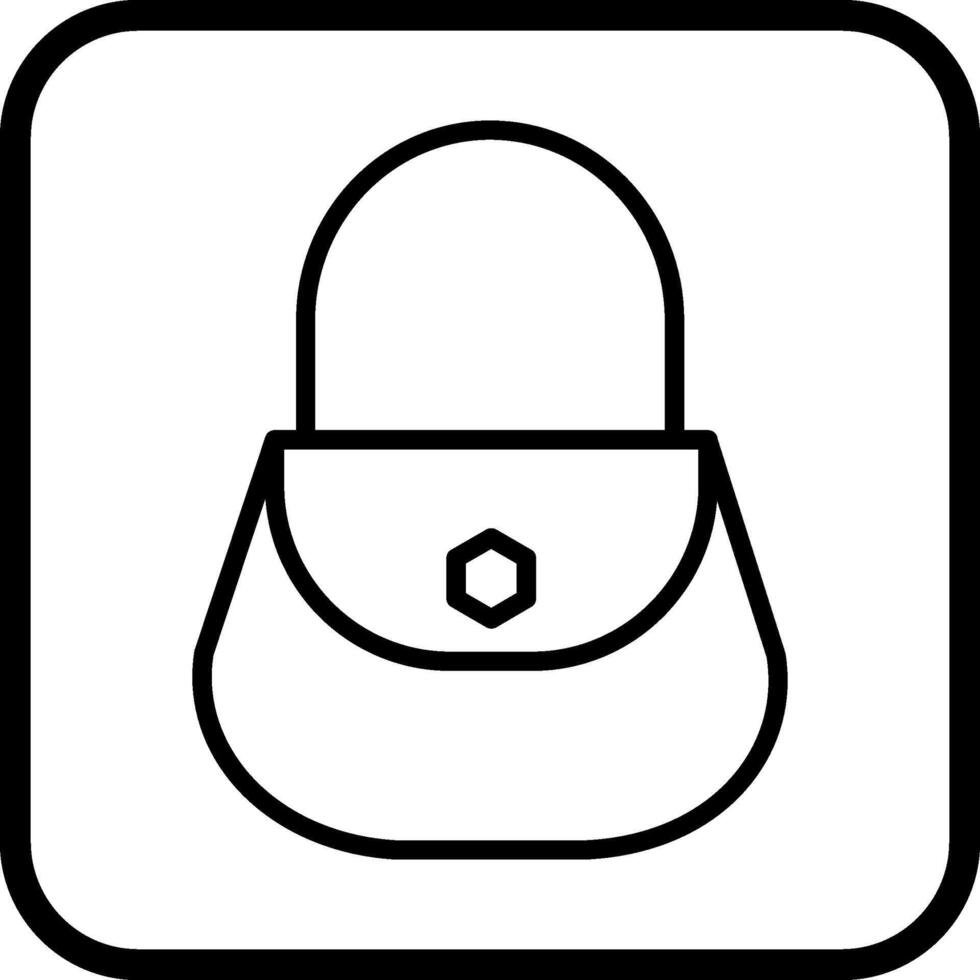 Ladies Bag Vector Icon